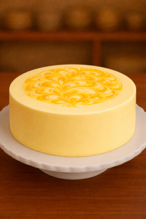 Light Mango Cheesecake